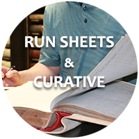 Run Sheets & Curative